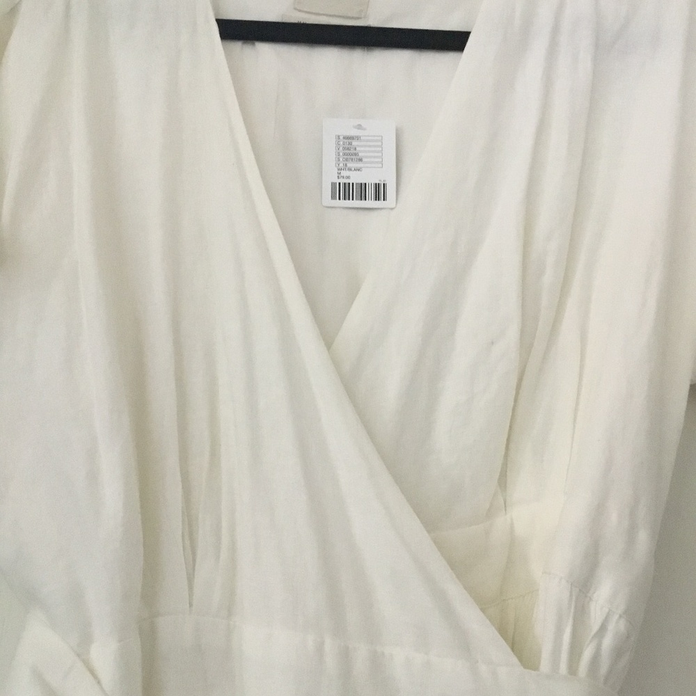 NWT URBAN OUTFITTERS  WRAP LINEN DRESS